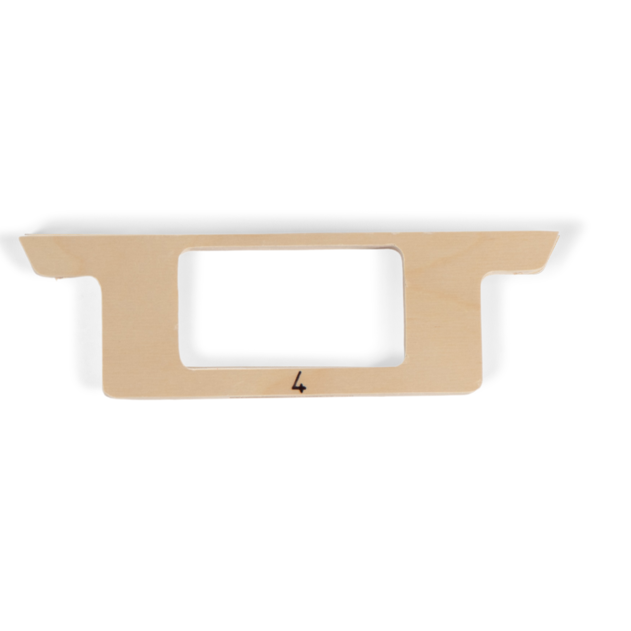Single Pocket Hinge Template 4" | Baltic Birch Router Jig | Made in USA
