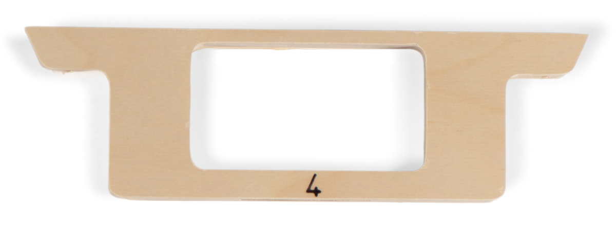 Door Template 4 inch Standard Hinge for accurately marking and routing door hinge locations