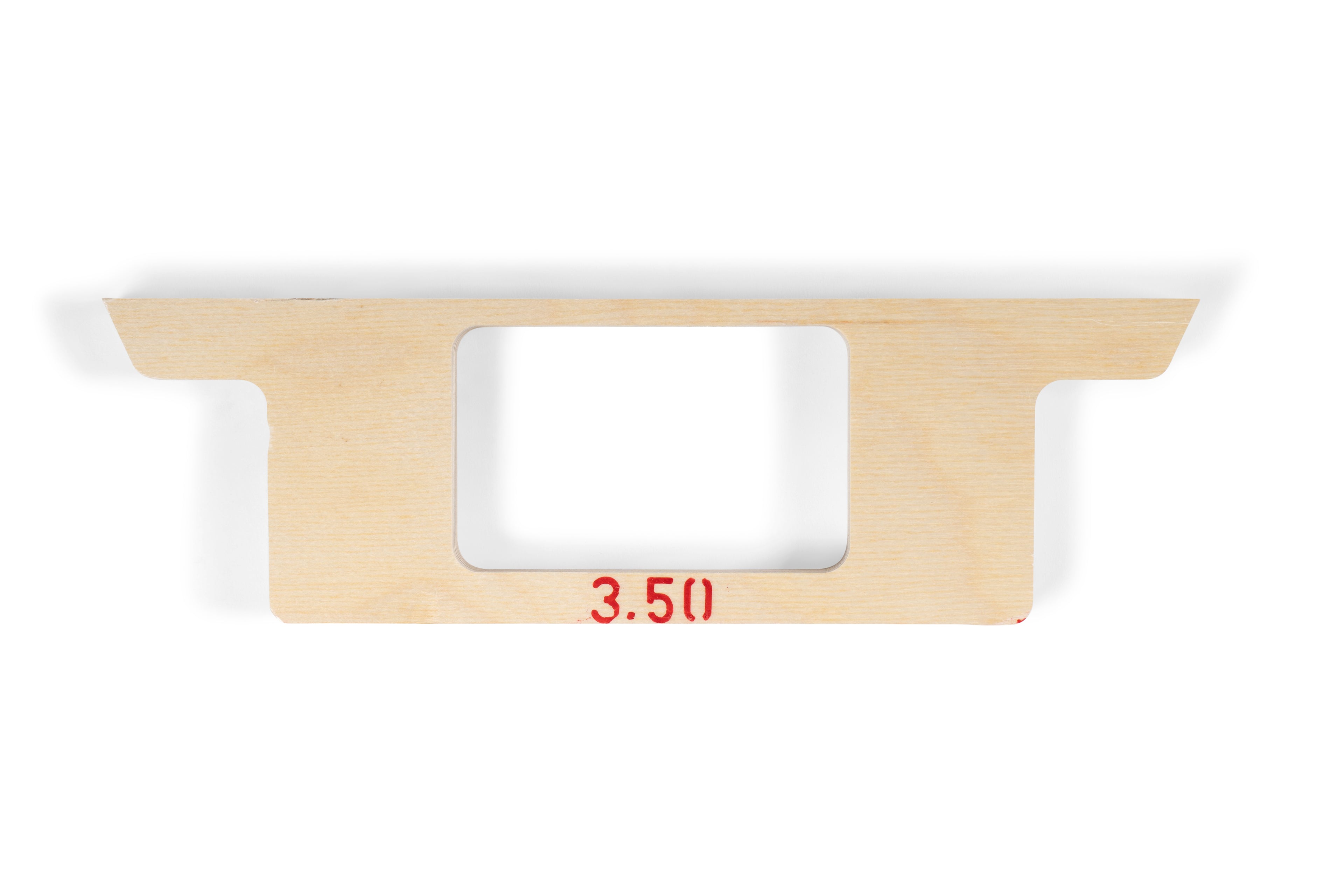 Single Pocket Hinge Template 3.5" | Baltic Birch Router Jig | Made in USA